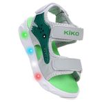 Kiko Kids Arnı Günlük Işıklı Cırtlı Erkek Bebek Sandalet Ayakkabı
