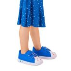 Kiko Kids Bart Cırtlı Işıklı Mavi Kız Bebek Spor Ayakkabı
