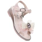 Kiko Kids Bufly Fiyonklu Kız Çocuk Sandalet Ayakkabı