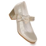 Kiko Kids Cameli Vakko Günlük Kız Çocuk 4 Cm Topuklu Abiye Ayakkabı