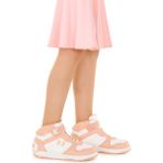 Kiko Kids Carde Günlük Cırtlı Kız Çocuk Spor Ayakkabı - Açık Pudra