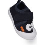 Kiko Kids Cookie Cırtlı Kız Bebek Ortopedik Ayakkabı Lacivert Tekstil Taban Düz