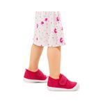 Kiko Kids Daffy Cırtlı Kız Bebek İlk Adım Panduf Ayakkabı Fuşya
