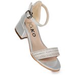 Kiko Kids Elinor Vakko Günlük Kız Çocuk 3 Cm Topuklu Sandalet Abiye Ayakkabı