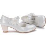Kiko Kids Kiko 751 Sedef Vakko 4 cm Topuk Günlük Kız Çocuk Babet