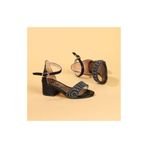 Kiko Kids Kiko 765 Siyah Çatlak 3 cm Topuk Günlük Kız Çocuk Sandalet