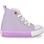 Kiko Kids Kiko Kids Tinna Bağcıklı Kız Bebek Boğazlı Keten Spor Ayakkabı - Lila