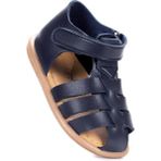 Kiko Kids Lonpe Ilk Adım Cırtlı Kız Bebek Sandalet - Lacivert