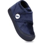 Kiko Kids Petri Erkek Çocuk Lacivert Panduf Nubuk Tekstil Materyal ile Ev ve Okul Kullanımı