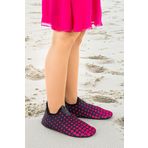 Kiko Kids Point Havuz Plaj Kız Çocuk Deniz Ayakkabısı 7514 Siyah - Fuşya