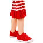 Kiko Kids Rosie Cırtlı Kırmızı Kız Bebek Günlük Ayakkabı