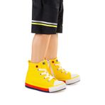 Kiko Kids Tinna Bağcıklı Erkek Bebek Boğazlı Keten Spor Ayakkabı