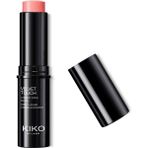 Kiko Milano Stick Allık 02 Golden Peach – Parlak Kremsi Doku, Afrika Cevizi Yağı ve Fıstık Özlü, Uzun Süre Kalıcı Doğal Görünüm