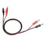 Kikumi 4 mm Banana Plug Odile Klipsler Odile Klipsleri Elektrik Çıkış Kablosu Hattı Muz Fiş Klips Tel 30V 5A Ayarlanabilir DC Ayarlı Güç Kaynağı için 14 x 10 * 1