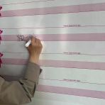 Kılavuz Çizgili Akıllı Kağıt Yazı Tahtası Duvarda Iz Bırakmaz Statik Yeni Müfredata Uygun 100X56CM (5224)
