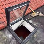 Kiler için tavan lambası, yatay tavan lambası, çok açılı çatı görüşlü alüminyum pencere, çift katmanlı izolasyon camı ve gaz basınçlı yay, çatı katı/kış bahçesi/kiler / tavan arası için (U x G