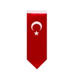 Kılıç Türk Masa Bayrağı (Direksiz) 8,5x25 cm