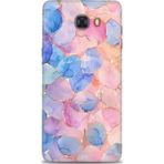 Kılıf Evreni Samsung Galaxy C9 Pro Uyumlu A+ Plus Kılıf + SERAMİK KIRILMAZ EKRAN KORUYUCU 316 - Beyaz Puantiye