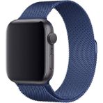 Kılıf House Apple Watch Uyumlu Milano Loop Çelik Kordon - Lacivert - 38 / 40 / 41mm