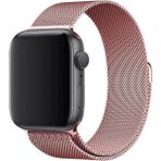 Kılıf House Apple Watch Uyumlu Milano Loop Çelik Kordon - Rose - 38 / 40 / 41mm