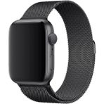 Kılıf House Apple Watch Uyumlu Milano Loop Çelik Kordon - Siyah - 42 / 44 / 45 / 46 / 49mm