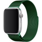 Kılıf House Apple Watch Uyumlu Milano Loop Çelik Kordon - Yeşil - 42 / 44 / 45 / 46 / 49mm