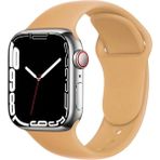 Kılıf House Apple Watch Uyumlu Silikon Kordon - 42 / 44 / 45 / 46 / 49mm - Ceviz