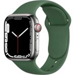 Kılıf House Apple Watch Uyumlu Silikon Kordon - Haki - 38 / 40 / 41mm