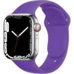 Kılıf House Apple Watch Uyumlu Silikon Kordon - Mor - 38 / 40 / 41mm