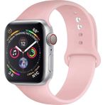 Kılıf House Apple Watch Uyumlu Silikon Kordon - Pudra - 38 / 40 / 41mm
