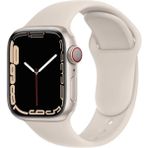 Kılıf House Apple Watch Uyumlu Silikon Kordon - Starlight - 42 / 44 / 45 / 46 / 49mm