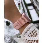 Kılıf House Apple Watch Uyumlu Yılan Charm Aksesuar - Rose Gold