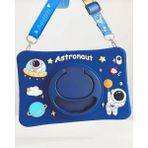 Kılıf House Astronot Karakterli Dayanıklı Çocuk Tablet Kılıfı Standlı Eğlenceli Koruyucu Kapak - Galaxy Tab A9 8.7'' - 001-Renkli