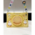 Kılıf House Duck Karakterli Dayanıklı Çocuk Tablet Kılıfı Standlı Eğlenceli Koruyucu Kapak - Galaxy Tab A9 Plus 11'' - Sarı