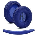 kılıfbenim Jbl Kulaklık Pedi 450/460/500/510 BT Tune 600T250/300 Uyumlu Jbl Kulaklık Süngeri +Yastığı Takımı Koyu Mavi