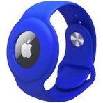 Kılıfist Apple Airtag Silikon Kordon Bileklik Saks Mavi