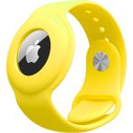 Kılıfist Apple Airtag Silikon Kordon Bileklik Sarı