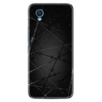 Kılıfland Alcatel 1 2022 ile Uyumlu Silikon Kılıf, Dikenli Tel Desen, Siyah