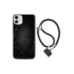 kilifland Apple Iphone 12 Mini ile Uyumlu Kılıf Silikon Desen Boyun Askılı Dikenli Tel 1779