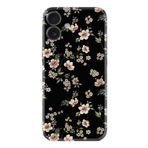 Kılıfland Apple iPhone 16 ile Uyumlu Kılıf, Boutique Baskılı, Çiçek Desenli, Siyah Fon