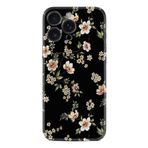 Kılıfland Apple iPhone 16 Pro ile Uyumlu Kılıf, Boutique Baskılı, Çiçek Desenli, Siyah Fon