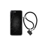 kilifland Apple Iphone 7 Plus 8 Plus ile Uyumlu Kılıf Silikon Desen Boyun Askılı Dikenli Tel 1779