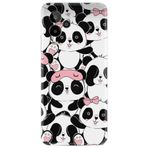 Kılıfland General Mobile 24 Pro Kılıf, Boutique Baskılı, Uykucu Pandalar Desenli, Beyaz-Pembe