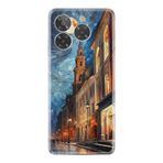 Kılıfland General Mobile Era 50 ile Uyumlu Kılıf, Boutique Baskılı, Resimli, Mavi