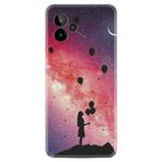 Kılıfland General Mobile GM 24 Pro ile Uyumlu Kılıf, Silikon, Resimli Desenli Baskılı, Pembe