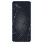 Kılıfland General Mobile GM 24 Pro ile Uyumlu Silikon Kılıf, Dikenli Tel Desen, Siyah