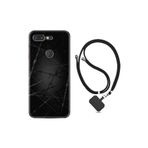 kilifland General Mobile Gm 9 Pro ile Uyumlu Kılıf Ipli Boyun Askılı Desenli Silikon Dikenli Tel 1779
