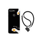 kilifland General Mobile Gm 9 Pro ile Uyumlu Kılıf Ipli Boyun Askılı Desenli Silikon Dont Touch Duck 1655