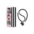 kilifland General Mobile Gm 9 Pro ile Uyumlu Kılıf Ipli Boyun Askılı Desenli Silikon Flowers 4 1390