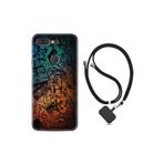 kilifland General Mobile Gm 9 Pro ile Uyumlu Kılıf Ipli Boyun Askılı Desenli Silikon Işaretler Tuval 1716